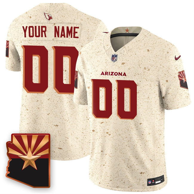 Youth Arizona Cardinals Active Player Custom 2025 F.U.S.E. “Rivalries” Vapor Untouchable Limited Stitched Jersey